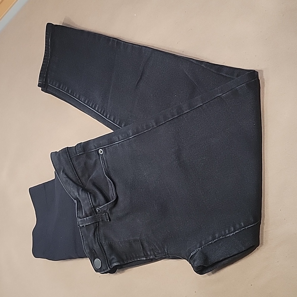 BLANQI, Size 12, Belly Support Maternity Jeans, Washed Black, Gently Used Cond.